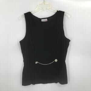 Scarlett Embellishment Sleeveless Tank Top Career